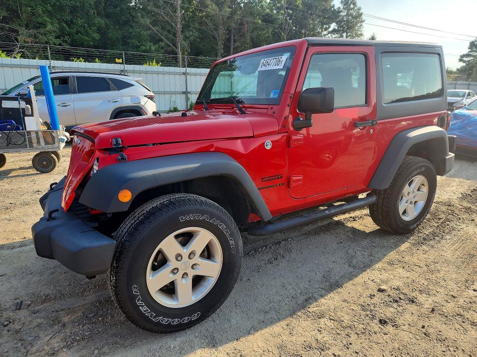 JEEP WRANGLER 2017 with VIN 1C4AJWAG0HL605422 - Photo from auction