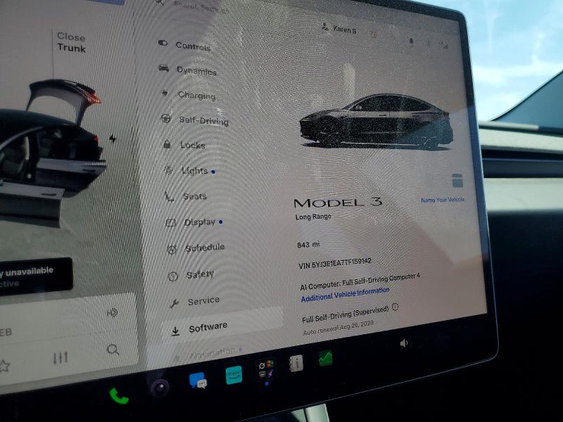 Снимка 9 от търг – 2026 TESLA MODEL 3 с VIN 5YJ3E1EA7TF159142