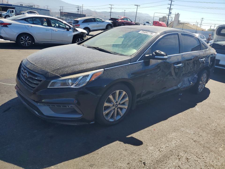 HYUNDAI SONATA 2017 with VIN 5NPE34AF5HH466254 - Photo from auction