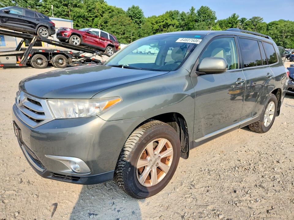 TOYOTA HIGHLANDER 2012 with VIN 5TDBK3EHXCS116200 - Photo from auction
