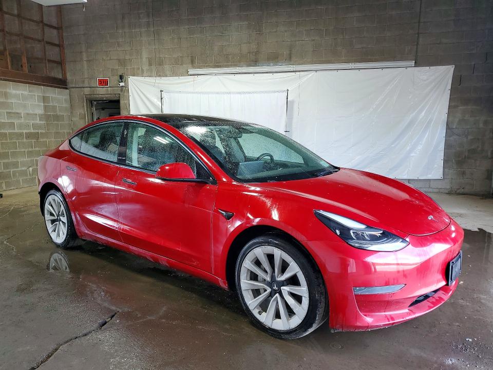 Photo 4 from auction – 2022 TESLA MODEL 3 with VIN 5YJ3E1EA2NF190771