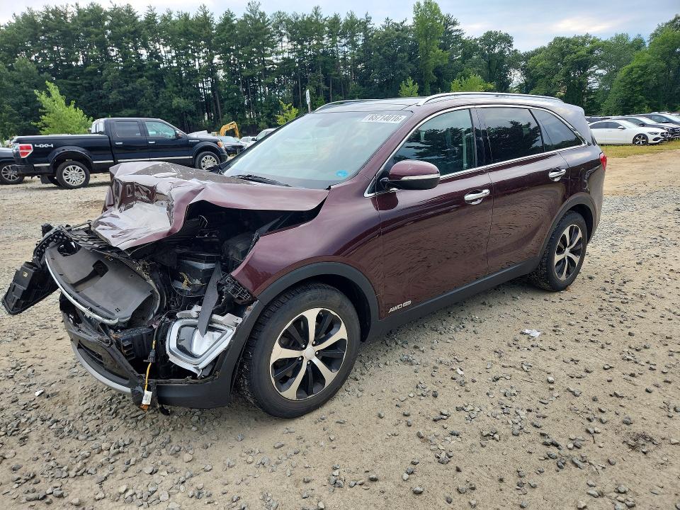 KIA SORENTO 2016 with VIN 5XYPHDA57GG181093 - Photo from auction
