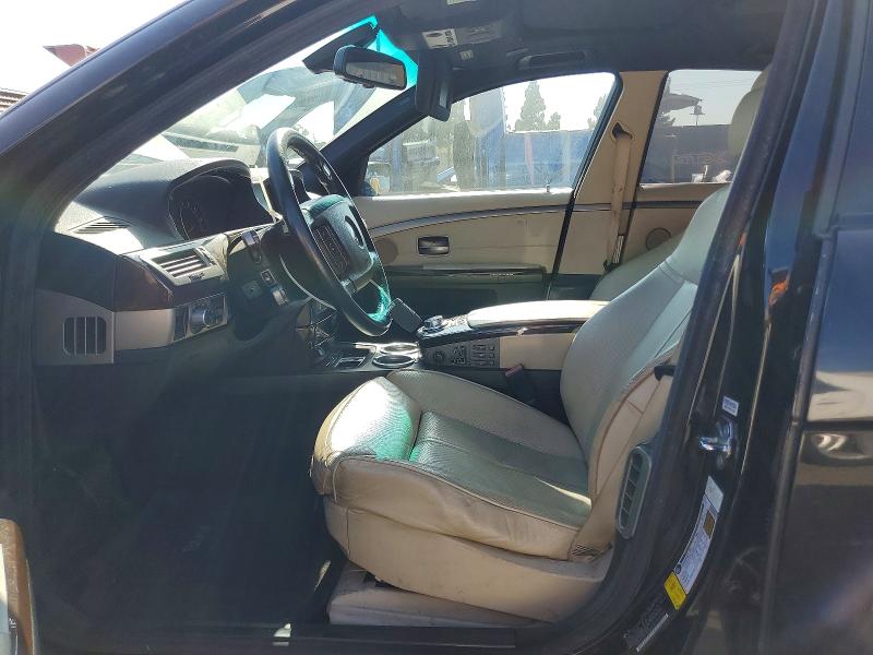 Photo 7 from auction – 2007 BMW 750 with VIN WBAHL83547DT09339