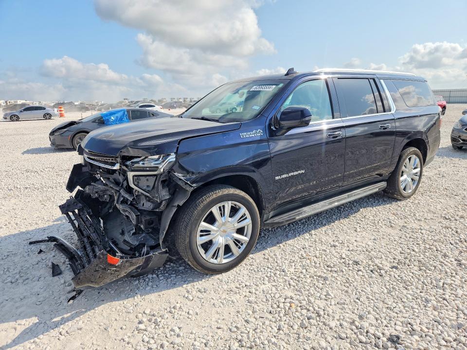 CHEVROLET SUBURBAN 2021 with VIN 1GNSCGKL8MR100288 - Photo from auction