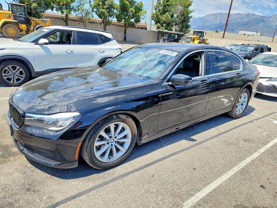 BMW 740 2019 with VIN WBA7E2C52KB216777 - Photo from auction