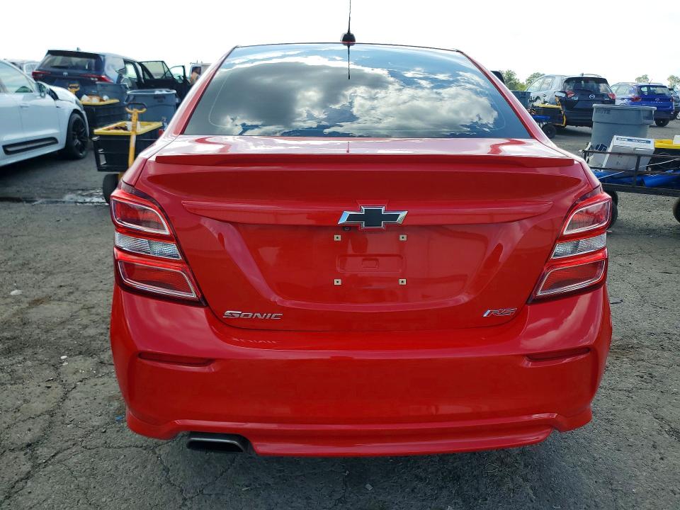 Photo 6 from auction – 2020 CHEVROLET SONIC with VIN 1G1JD5SB6L4102400