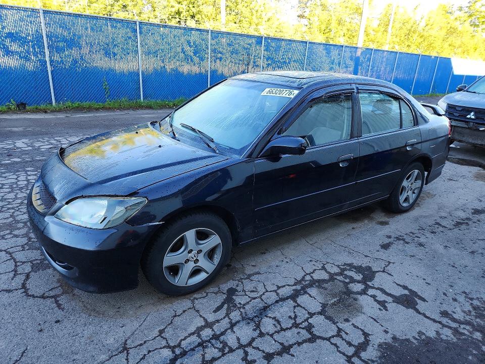 Photo 1 from auction – 2005 HONDA CIVIC with VIN 2HGES16875H017126
