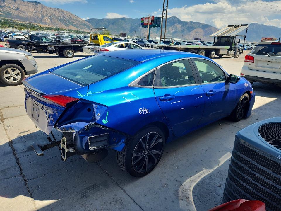 Photo 3 from auction – 2020 HONDA CIVIC with VIN 2HGFC2F83LH588228