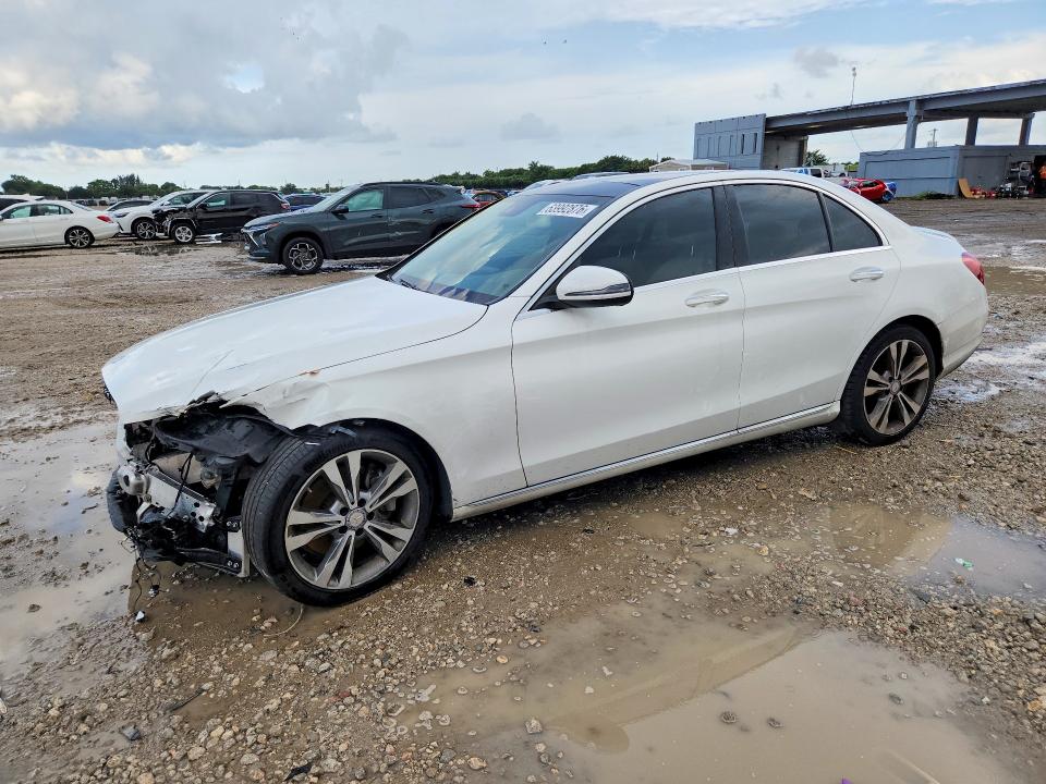 MERCEDES-BENZ C 2017 with VIN WDDWF4JB2HR246500 - Photo from auction