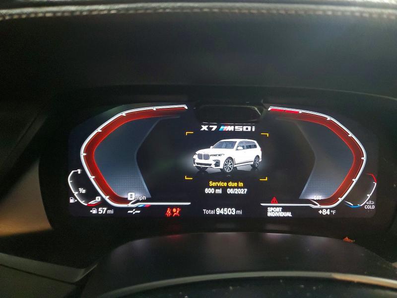 Photo 9 from auction – 2022 BMW X7 with VIN 5UXCX6C01N9J96331