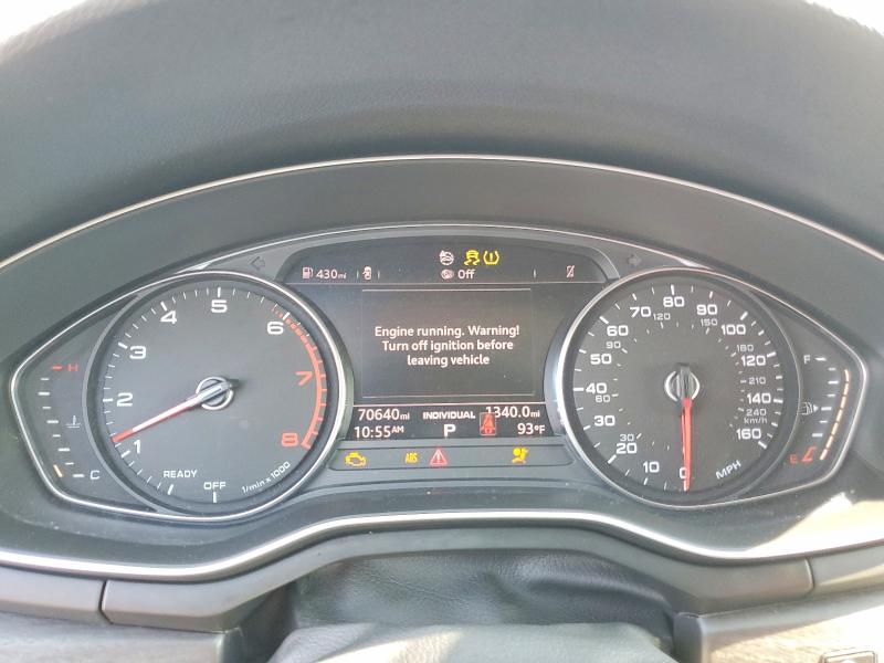 Photo 9 from auction – 2018 AUDI A4 with VIN WAUDNAF49JA072181