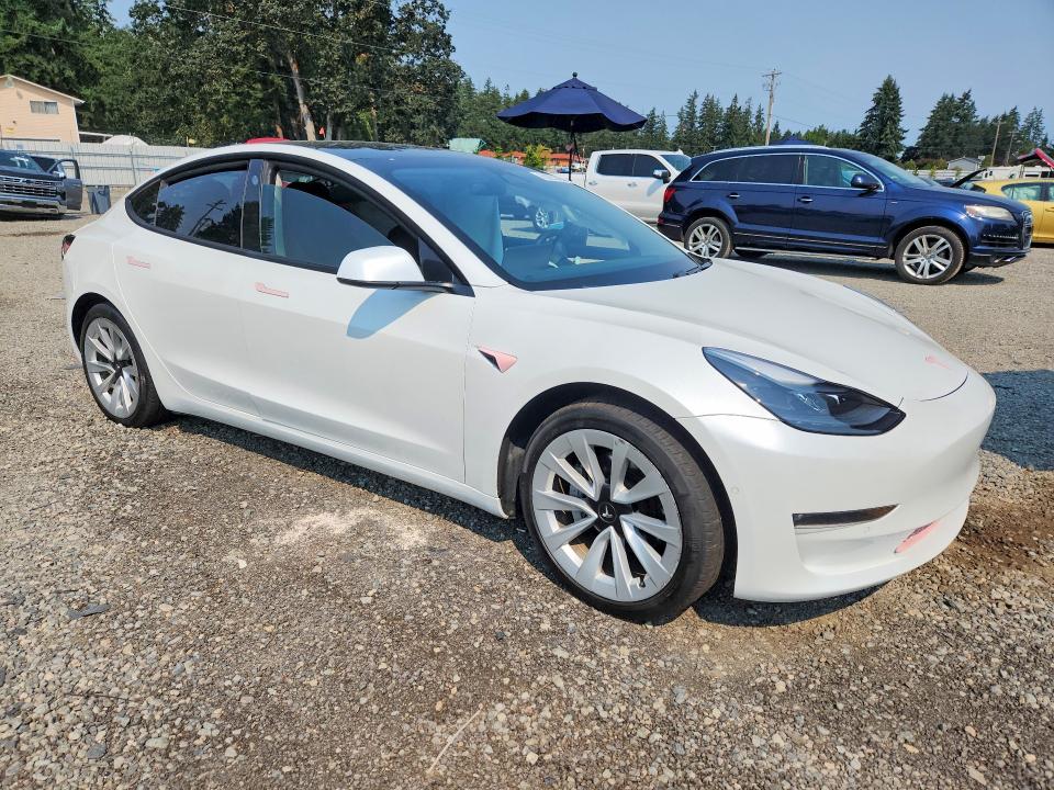 Photo 4 from auction – 2021 TESLA MODEL 3 with VIN 5YJ3E1EB2MF960751