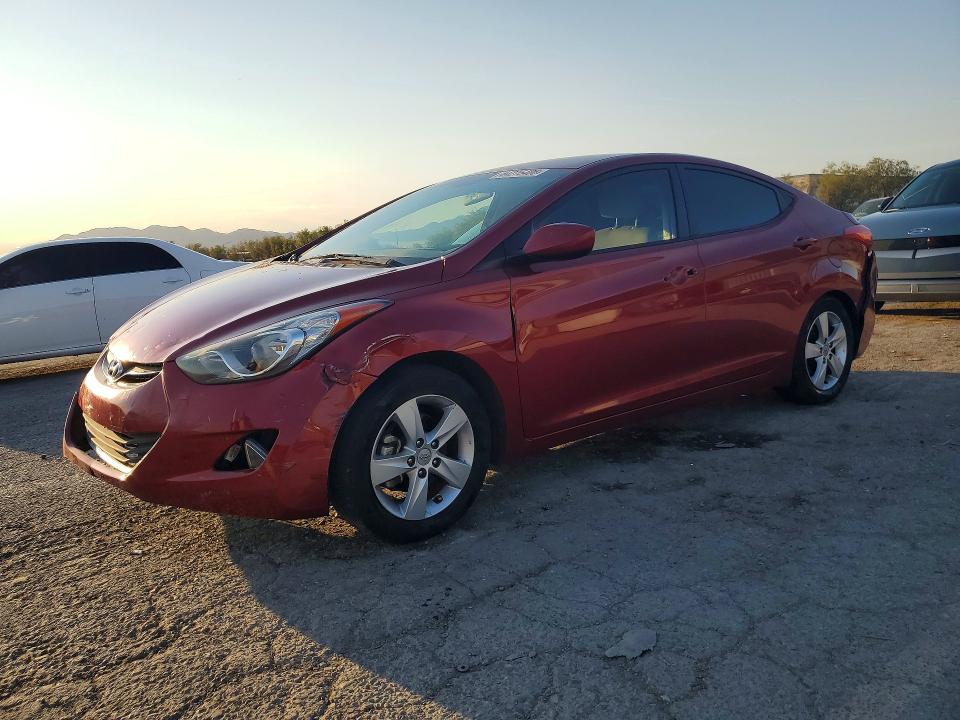 HYUNDAI ELANTRA 2013 with VIN 5NPDH4AE7DH350018 - Photo from auction