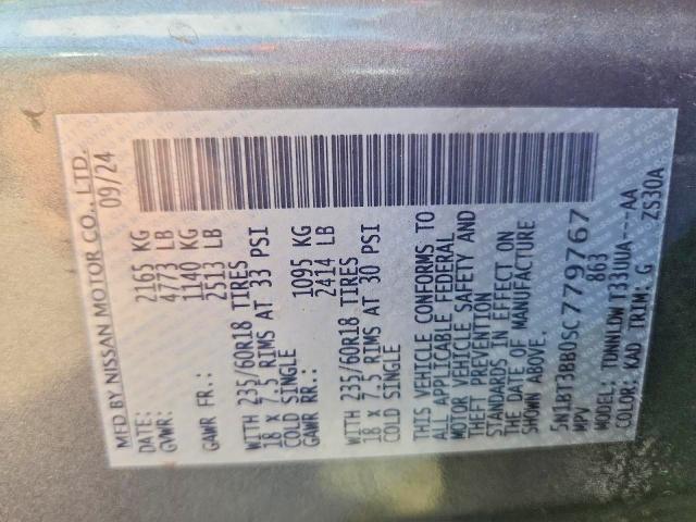 Photo 14 from auction – 2025 NISSAN ROGUE with VIN 5N1BT3BB0SC779767