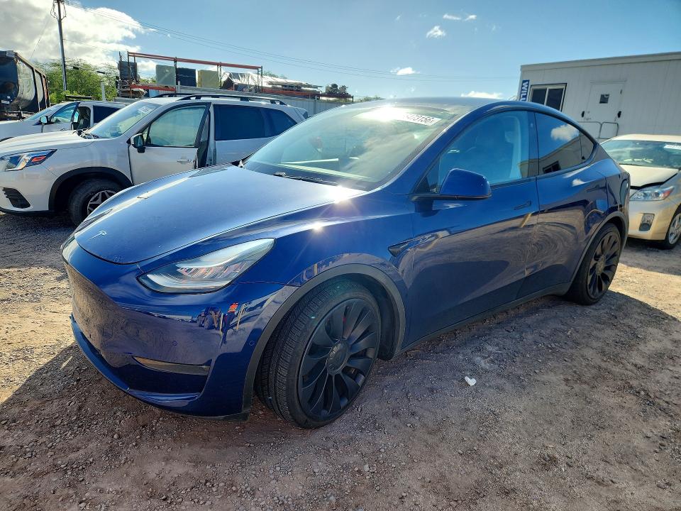 TESLA MODEL Y 2020 con VIN 5YJYGDEF9LF046676 - Foto de la subasta