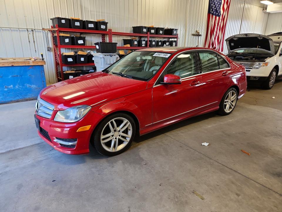 Photo 1 from auction – 2012 MERCEDES-BENZ C with VIN WDDGF8BBXCR210072
