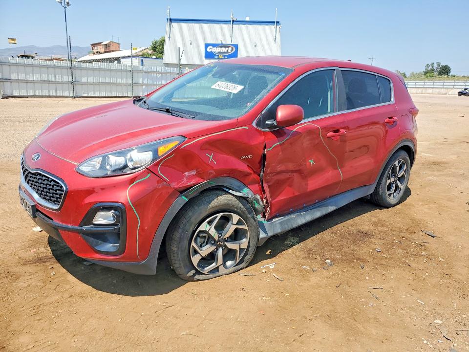 KIA SPORTAGE 2021 with VIN KNDPMCAC7M7864134 - Photo from auction