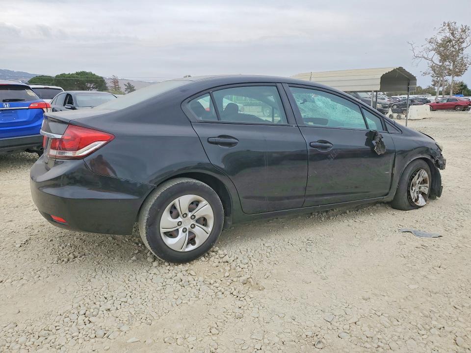 Photo 3 from auction – 2013 HONDA CIVIC with VIN 19XFB2F52DE216366
