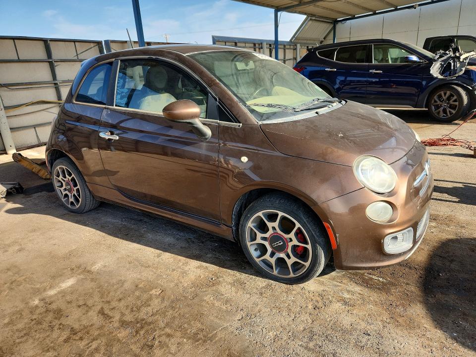 Photo 4 from auction – 2013 FIAT 500 with VIN 3C3CFFBR8DT596062