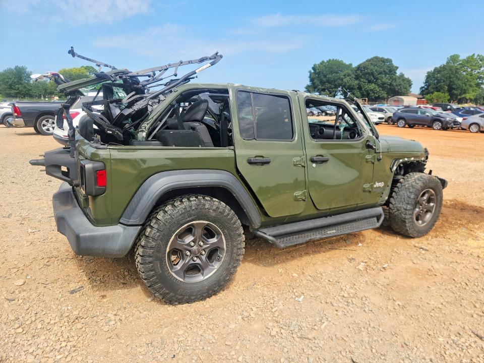 Снимка 3 от търг – 2020 JEEP WRANGLER UNLIMITED с VIN 1C4HJXDG2LW346326