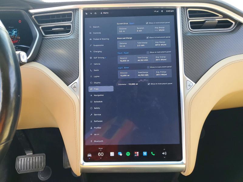 Photo 9 from auction – 2016 TESLA MODEL X with VIN 5YJXCBE21GF016554