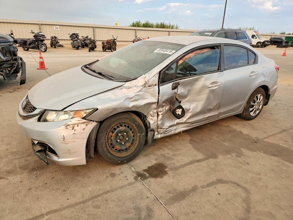 HONDA CIVIC 2013 with VIN 2HGFB2F56DH600253 - Photo from auction