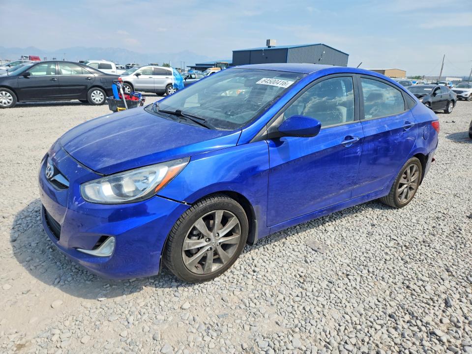 HYUNDAI ACCENT 2012 with VIN KMHCU4AE7CU115786 - Photo from auction