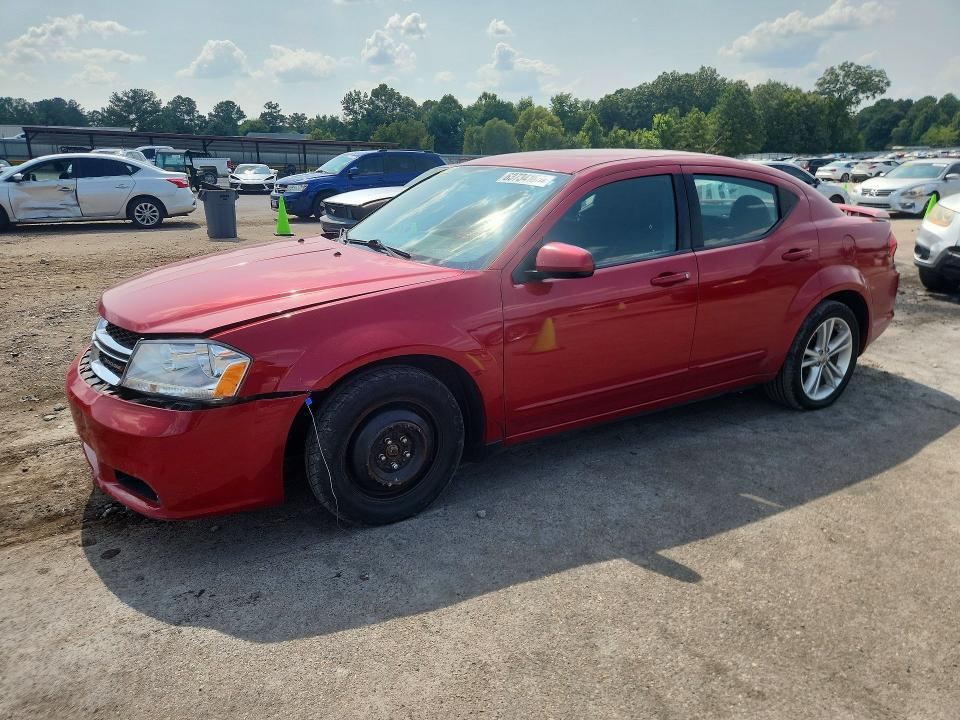 DODGE AVENGER 2012 with VIN 1C3CDZEG6CN309494 - Photo from auction