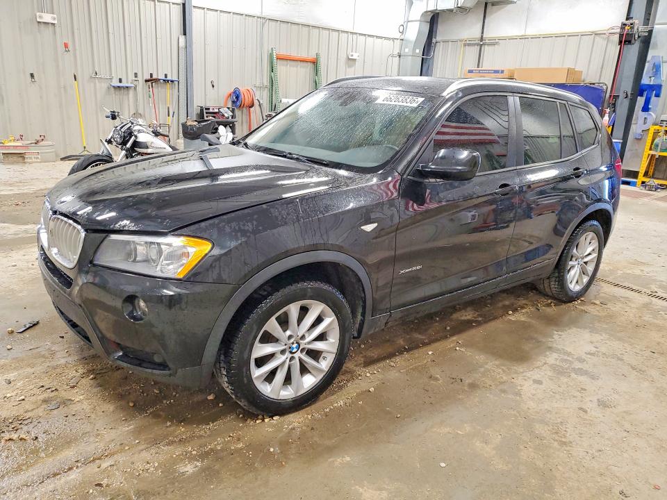 BMW X3 2013 with VIN 5UXWX9C52D0D05220 - Photo from auction