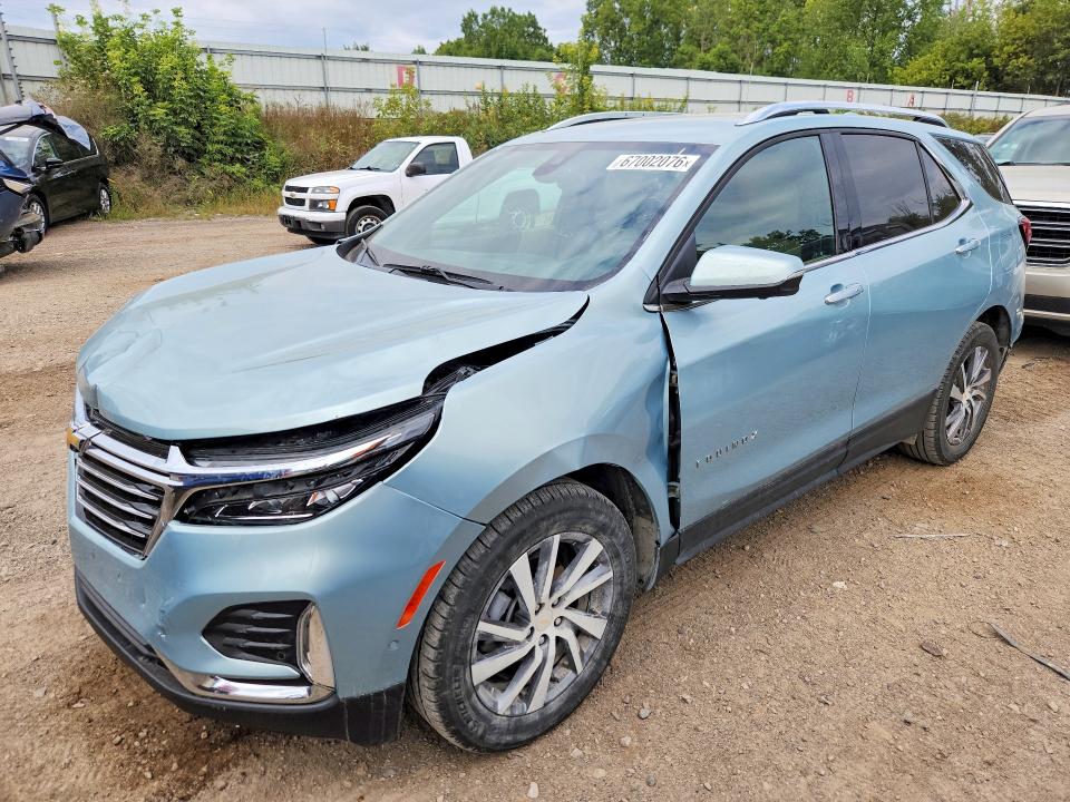 CHEVROLET EQUINOX 2022 with VIN 2GNAXXEV4N6112870 - Photo from auction