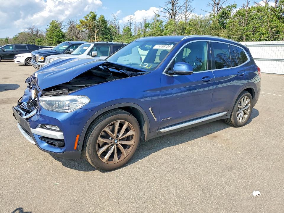 BMW X3 2018 with VIN 5UXTR9C50JLD62524 - Photo from auction
