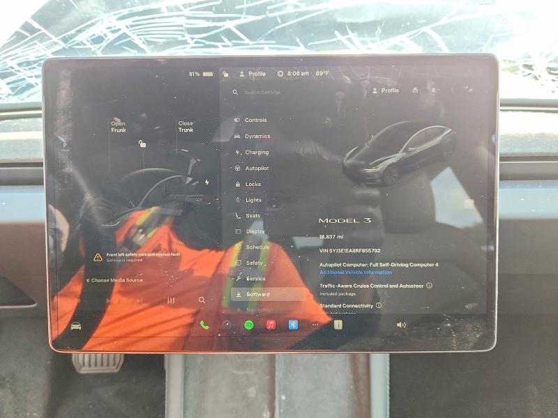 صورة رقم 9 من المزاد - 2024 TESLA MODEL 3 مع VIN 5YJ3E1EA8RF855792