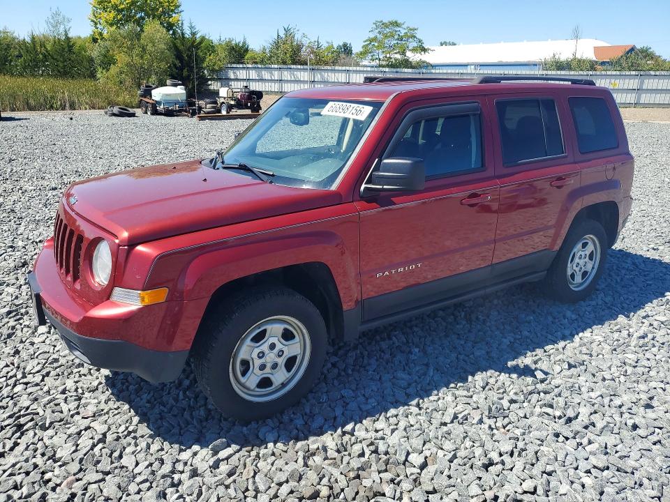 2016 JEEP PATRIOT - Търг №66898156