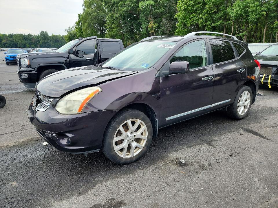 NISSAN ROGUE 2012 with VIN JN8AS5MV4CW375297 - Photo from auction