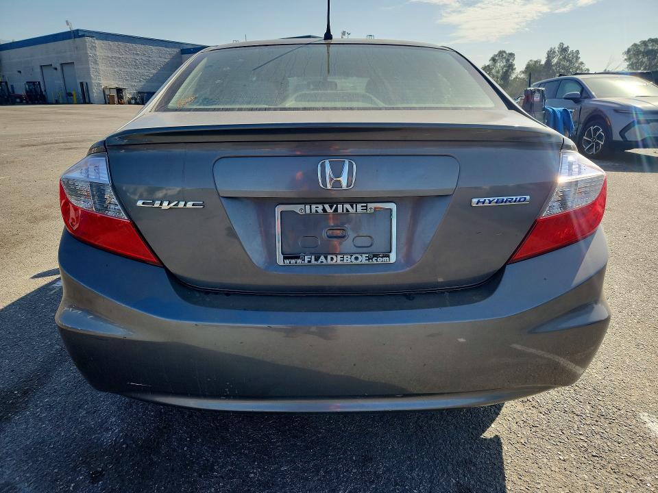 Photo 6 from auction – 2012 HONDA CIVIC with VIN JHMFB4F39CS001698