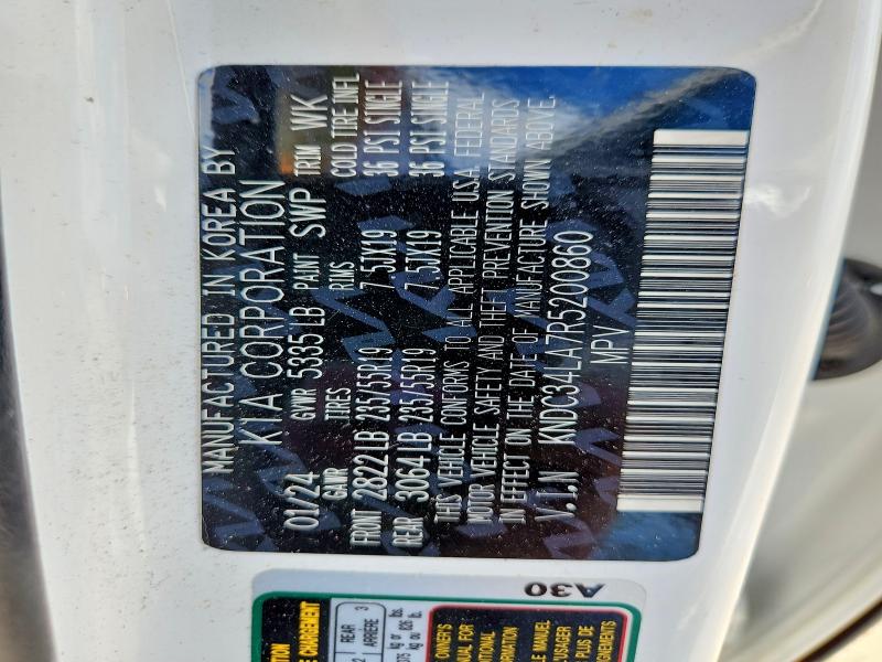 Photo 14 from auction – 2024 KIA EV6 with VIN KNDC34LA7R5200860