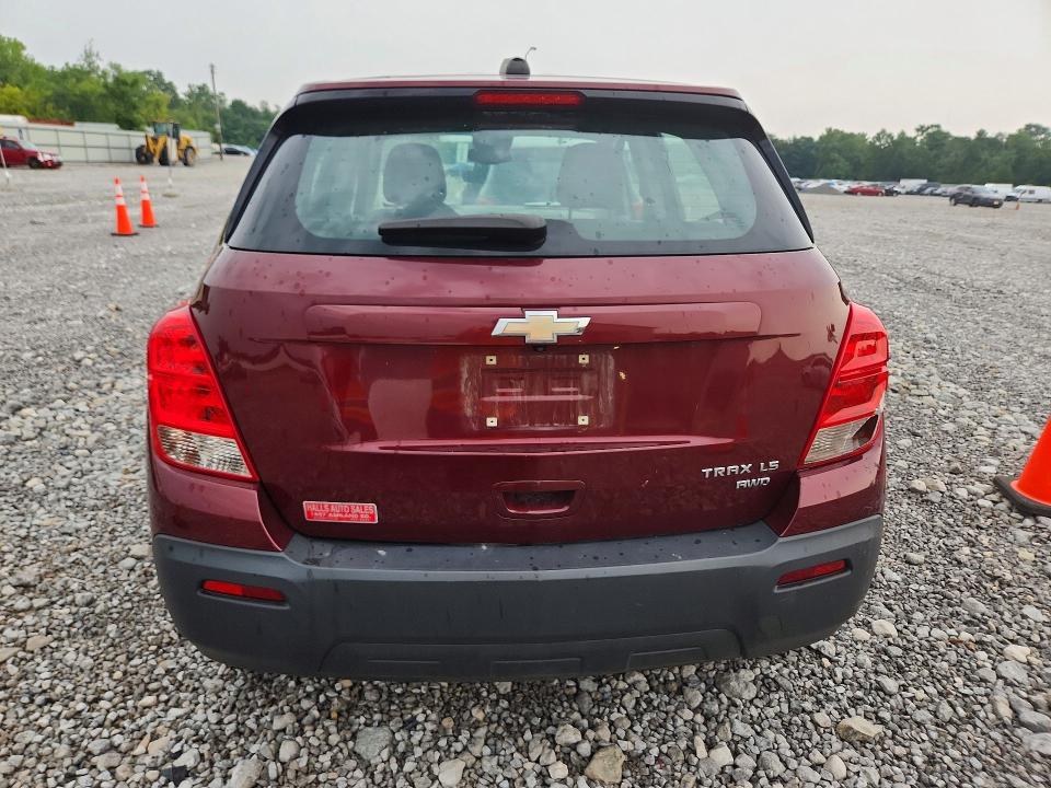 Photo 6 from auction – 2016 CHEVROLET TRAX with VIN 3GNCJNSB8GL241752