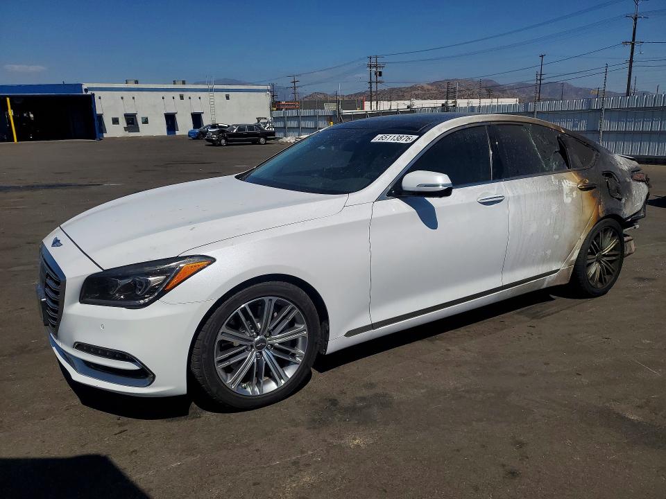 GENESIS G80 2018 with VIN KMHGN4JE0JU234422 - Photo from auction