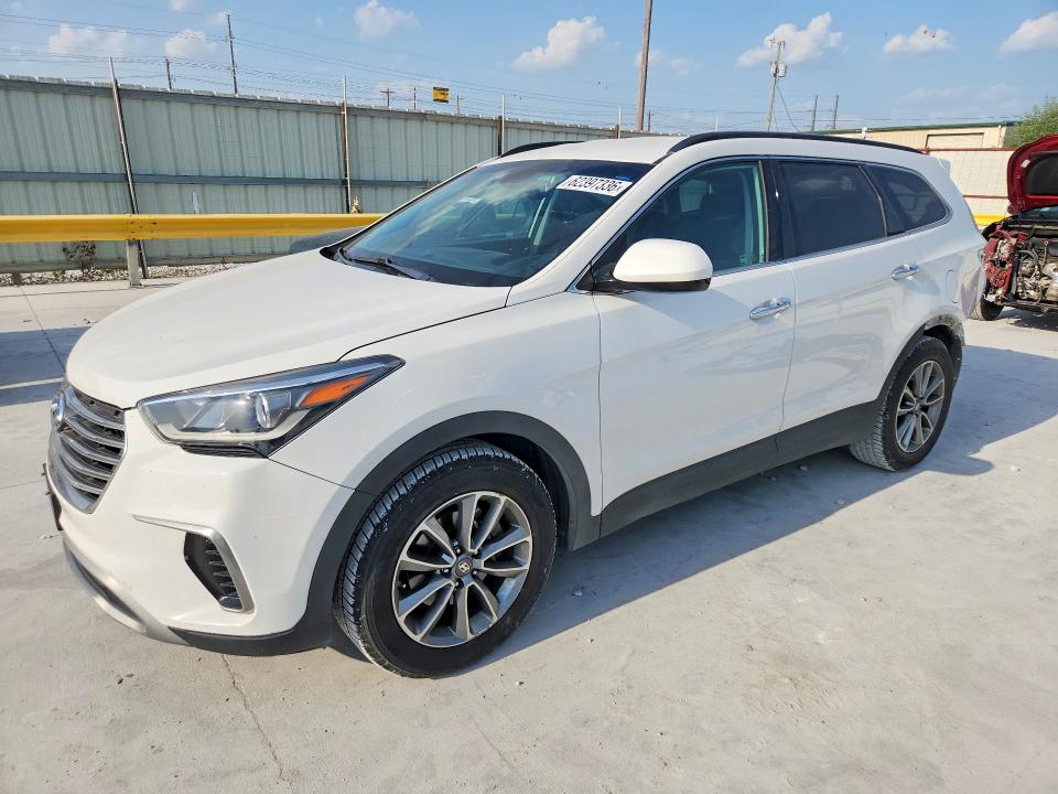 HYUNDAI SANTA FE 2017 with VIN KM8SM4HF9HU201151 - Photo from auction