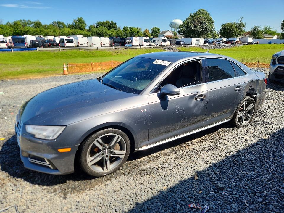 AUDI A4 2018 with VIN WAUENAF41JA066296 - Photo from auction