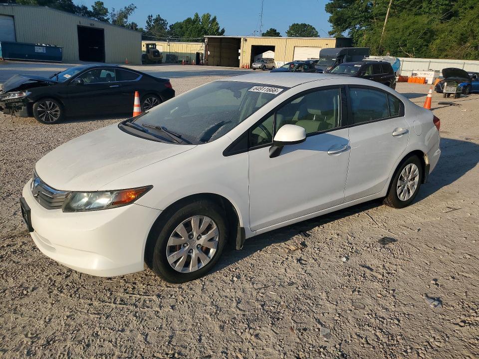 HONDA CIVIC 2012 with VIN 2HGFB2F52CH326547 - Photo from auction
