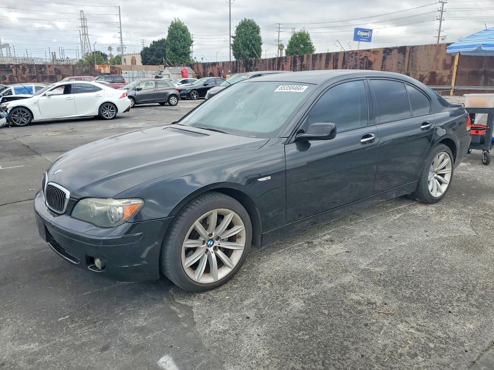 BMW 750 2007 with VIN WBAHL83587DT09845 - Photo from auction