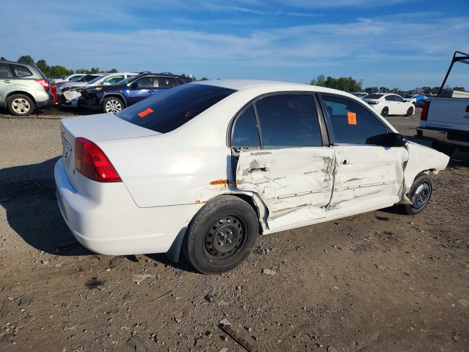 Photo 3 from auction – 2001 HONDA CIVIC with VIN 2HGES16581H583540