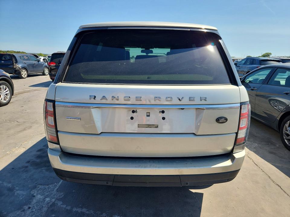 Photo 6 from auction – 2014 LAND ROVER RANGE ROVER with VIN SALGS2EF8EA130569