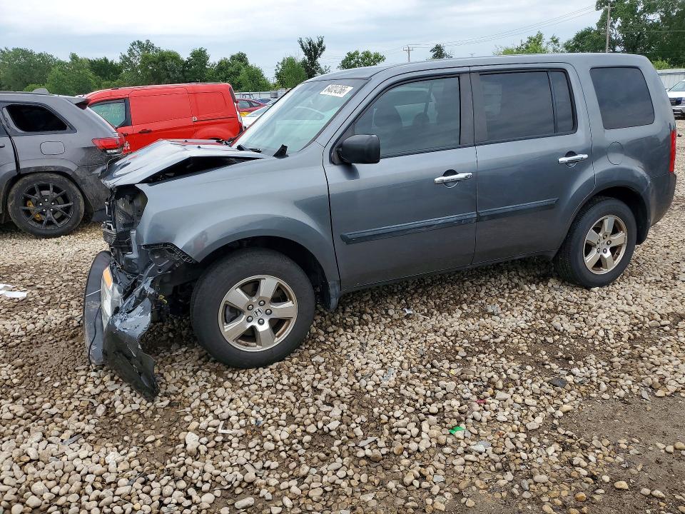 HONDA PILOT 2012 with VIN 5FNYF4H20CB022519 - Photo from auction