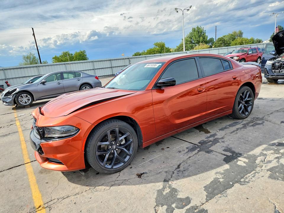 DODGE CHARGER 2022 with VIN 2C3CDXBG8NH153186 - Photo from auction