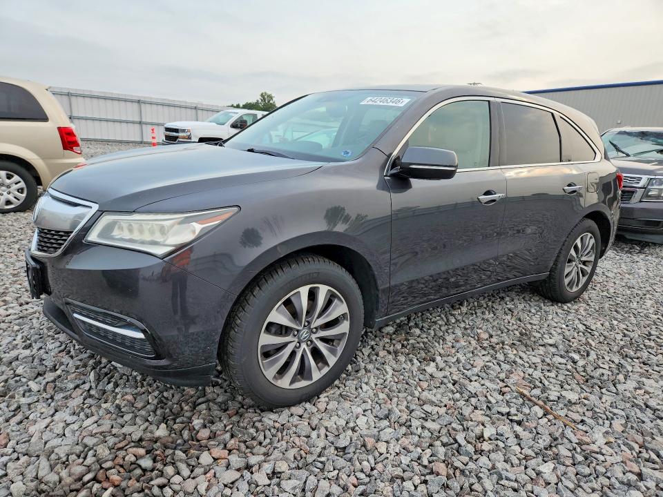 ACURA MDX 2014 with VIN 5FRYD4H47EB009260 - Photo from auction