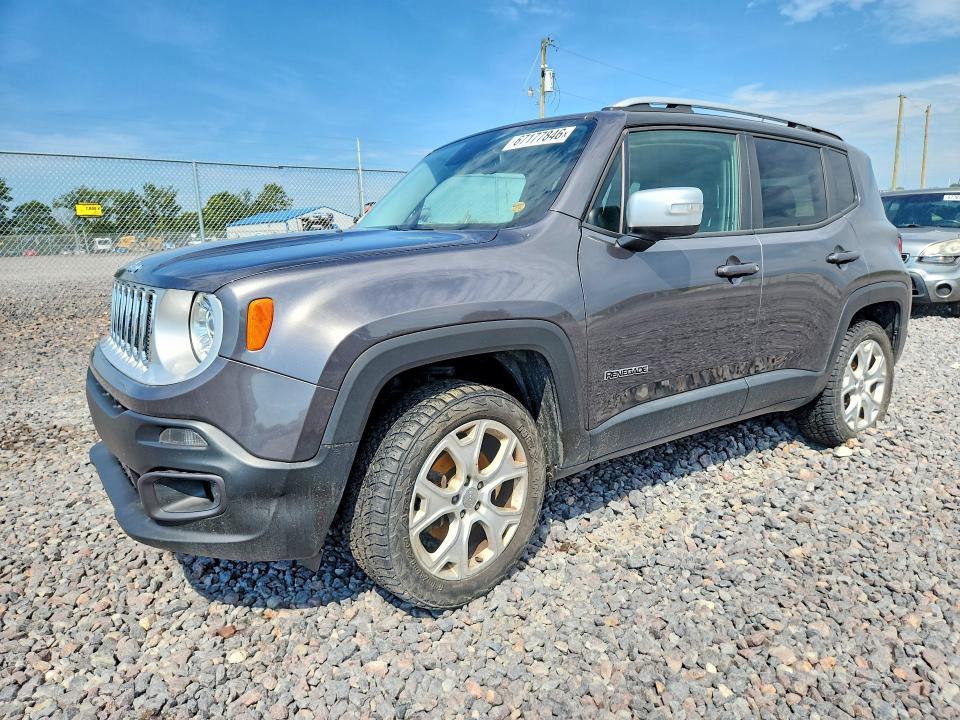 JEEP RENEGADE 2017 with VIN ZACCJBDB0HPG09838 - Photo from auction
