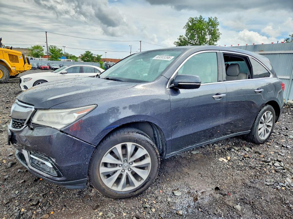 Foto 1 de la subasta – 2016 ACURA MDX con VIN 5FRYD3H46GB009876