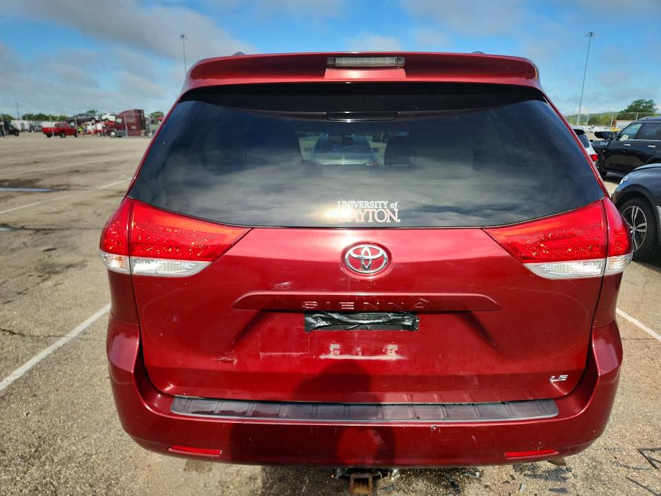 Photo 6 from auction – 2012 TOYOTA SIENNA with VIN 5TDKK3DC6CS208961